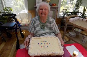 Residents are given personal Birthday Cakes